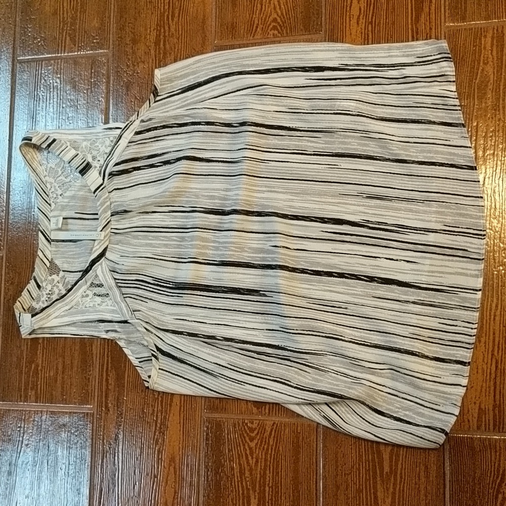 Lauren Conrad business striped blouse